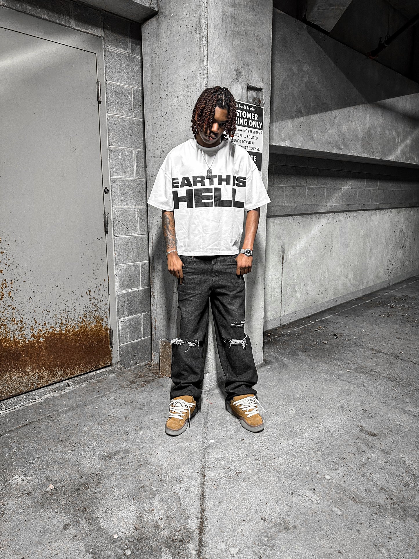 White Burning World T