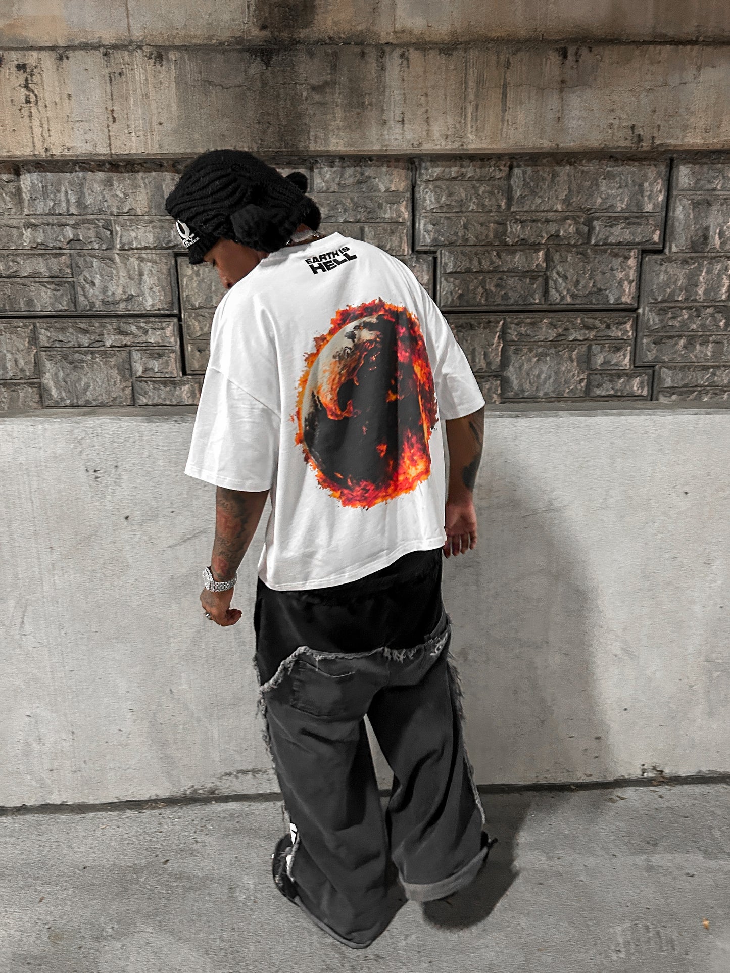 White Burning World T